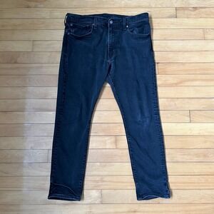 Levis 512 Jeans Mens 36x30 Faded Black Denim Pants 5-Pocket Zip Fly